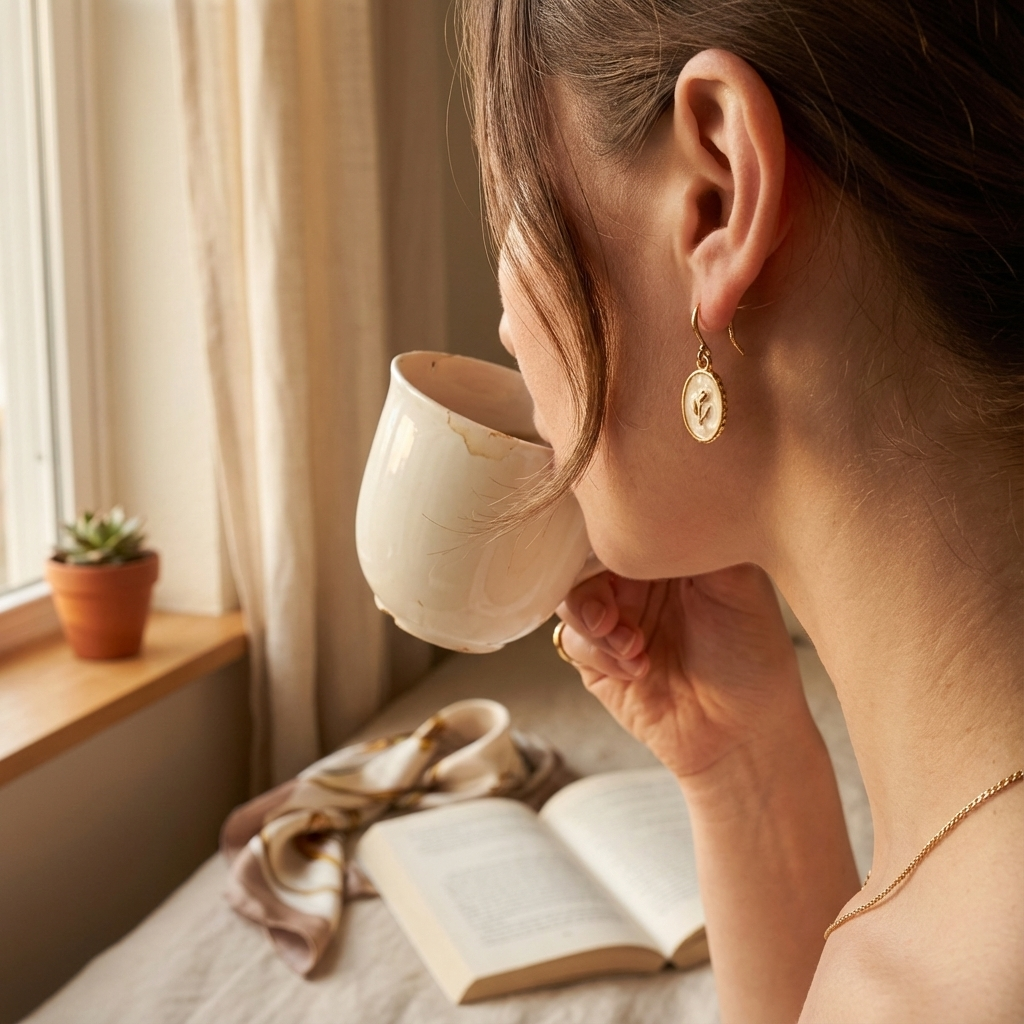 Earring lifestyle photo